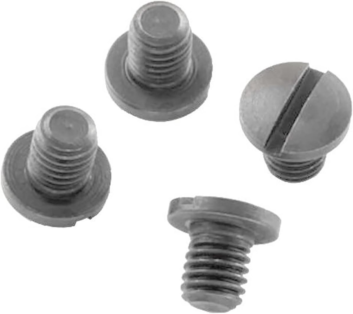 Hogue Colt & 1911 Officer's Grip Screws (Per 4) Slot, Stainless Steel Finish