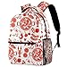 Rucksack für Schulkinder Lässiger Outdoor-Schulrucksack für Jungen und Mädchen Leichte Grundschultasche Paella-Muster