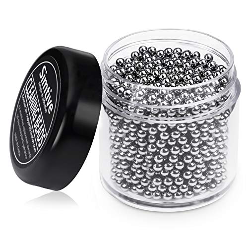 Simtive 1500 PCS Decanter Cleaning Beads, Cleaner for Wine Decanter, Carafe and Vase, 304 Stainless Steel Cleaning balls