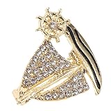 Utilisation polyvalente : idéale pour divers événements comme les fêtes, les mariages et les rassemblements, cette broche ajoute une touche spéciale à toute occasion, broches pour femmes, broches de voilier