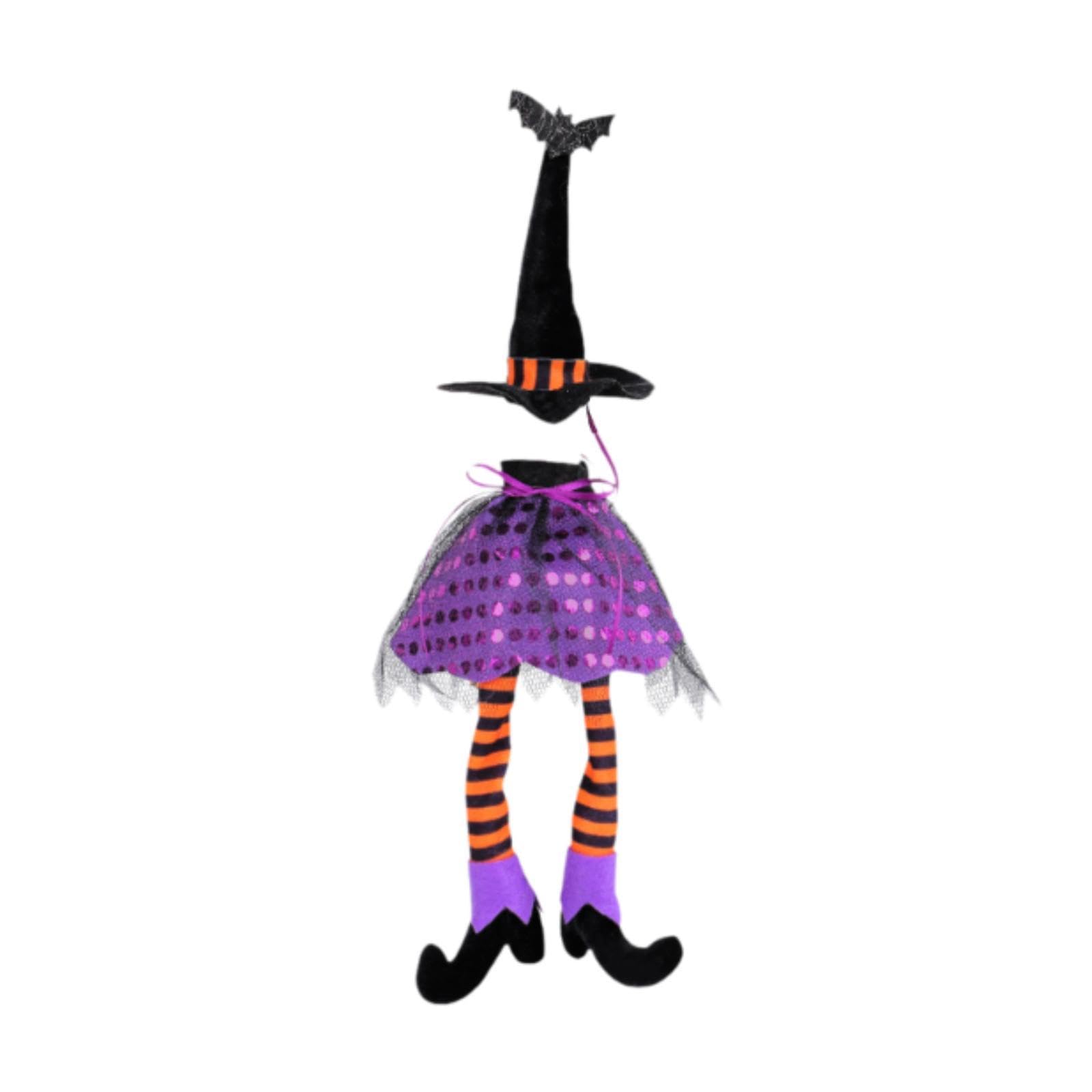 Halloween Witch Wine Bottle Cover Halloween Decoration for Dining Table Home Purple-image-36