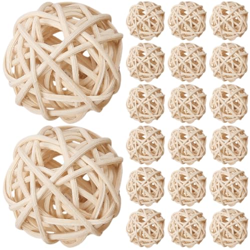 Boules en rotin naturel x20 pour diffuseur de parfum et décoration - 2