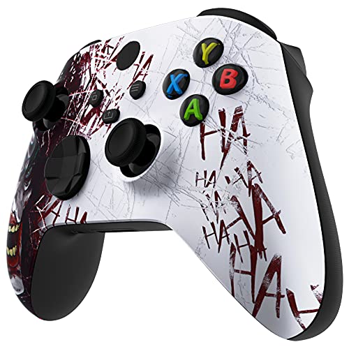 eXtremeRate Carcasa para Xbox Series X S Control Protector Placa Frontal Funda Delantera Reemplazo Kit Cubierta Cover Shell para Xbox Series S X Mando-No Incluye Mando(Joker HAHAHA) - imagen 5