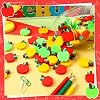 kaiolbly 80pcs Apples Polymer Clay Ornaments, Table Decorations Scatters A-pple Vase Filler for Arts Crafts Decorations Counting Teacher Supplies Stationary Party Favors #3