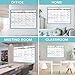 Dry Erase Calendar for Wall - Undated 1 Month Wall Calendar Dry Erase, 40