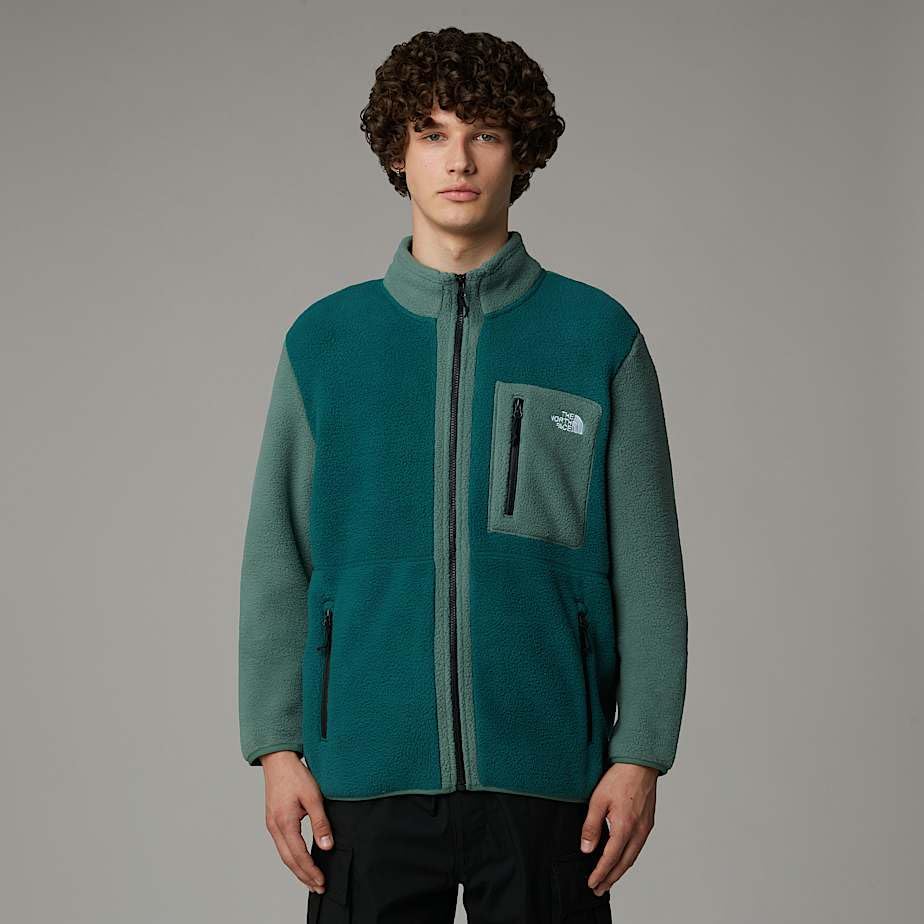 Image of THE NORTH FACE Men's Yumiori Full Zip Jacket | Lightweight Fleece Coat With Embroidered Logo, Zip Pockets