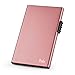 Pidin Pop Up Wallet, Slim Minimalist Credit Card Holder (Aluminum, Rose Gold)