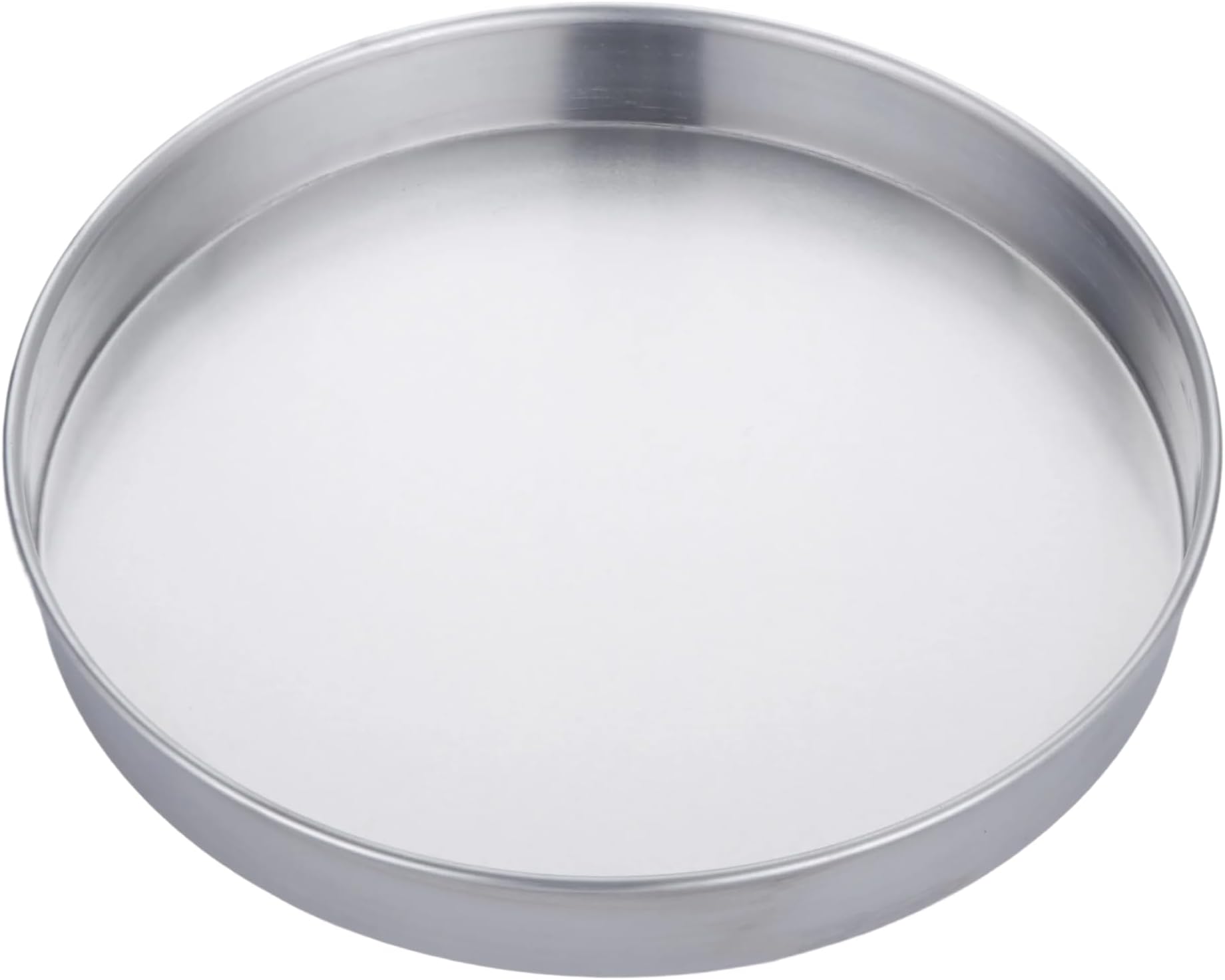 American Metalcraft A80142 Straight-Sided Aluminum Pan - 14 Inch Diameter, 2 Inch Height, Standard Weight, 18 Gauge, 1 mm Commercial Pizza Cake Baking Pan Silver - Hand Wash Only