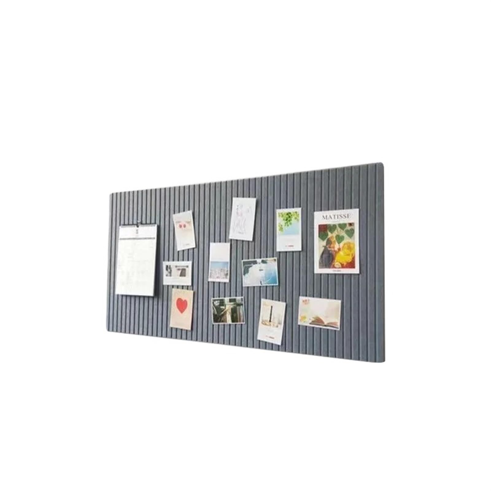 Tablon de anuncios Pegatinas de pared de fieltro for exhibir trabajos escolares, tablón de anuncios, pared de fotos de oficina, hogar, sala de estar, TV, fondo, decoración de pared(Grey,60cm*120cm)