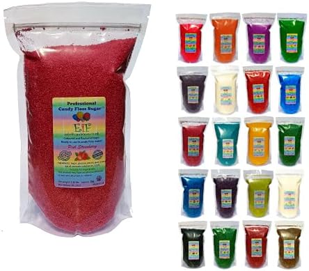 Candy Floss Cotton Sugar CandyBoss Pink Strawberry 1 KG - Ready to Use in Your Machine