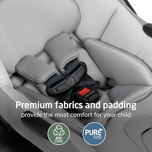Maxi-Cosi Mico Pro Baby Infant Car Seat with Base, Ventilated Chair, Soft Headrest Pad, Easy-Install Latch, Adjustable Belt Guide, 3-Position Base, Stroller-Ready, 4-30 lbs, up to 32 in, SeaDrift - image 5