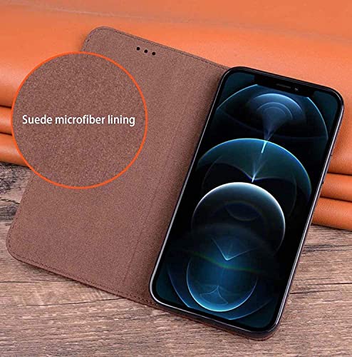 Étui iPhone 12 antichoc avec doublure microfibre anti-rayures durable