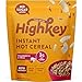 HighKey Snacks Keto Instant Hot Cereal Breakfast - Gluten & Grain Free - Perfect Ketogenic Friendly Food - Low Carb, High Protein - Good for Desserts, Atkins & Diabetic Diets (Strawberries and Cream)