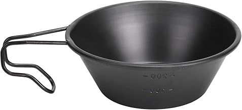 iFCOW Copo de acampamento copo de mochila copo de aço inoxidável com alça em forma de gancho para viagem ao ar livre piquenique preto 2 copo de acampamento copo de acampamento de aço inoxidável copo de acampamento copo de acampamento Bac