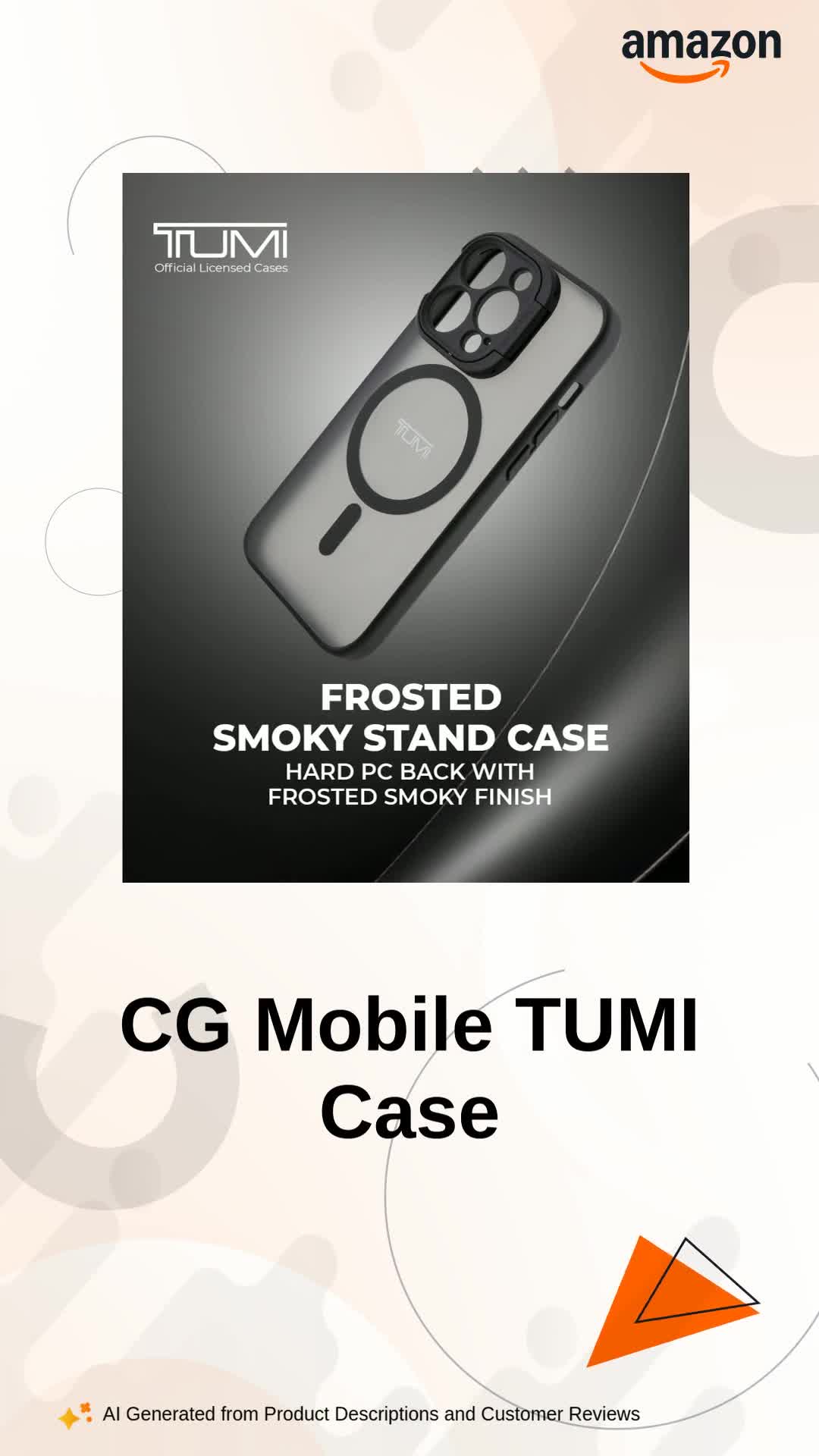 CG MOBILE TUMI Phone Case [Official Licensed] Magnetic Compatible