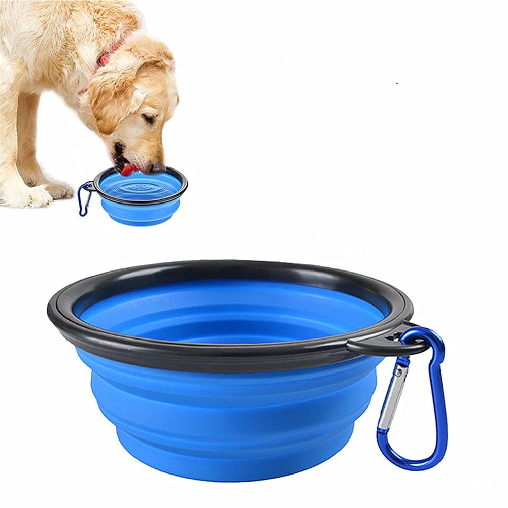 ANAB GI Collapsible Silicone Dog Bowl, Large Size, Foldable Expandable Cup Dish For Pet Cat Food Water Feeding, Portable Travel Bowl With Free Carabiner Hook, (Random Color),7 cm,H_2.3 cm,W_4.3 cm (B0D8PNWD3Z) Amazon Price History, Amazon Price Tracker