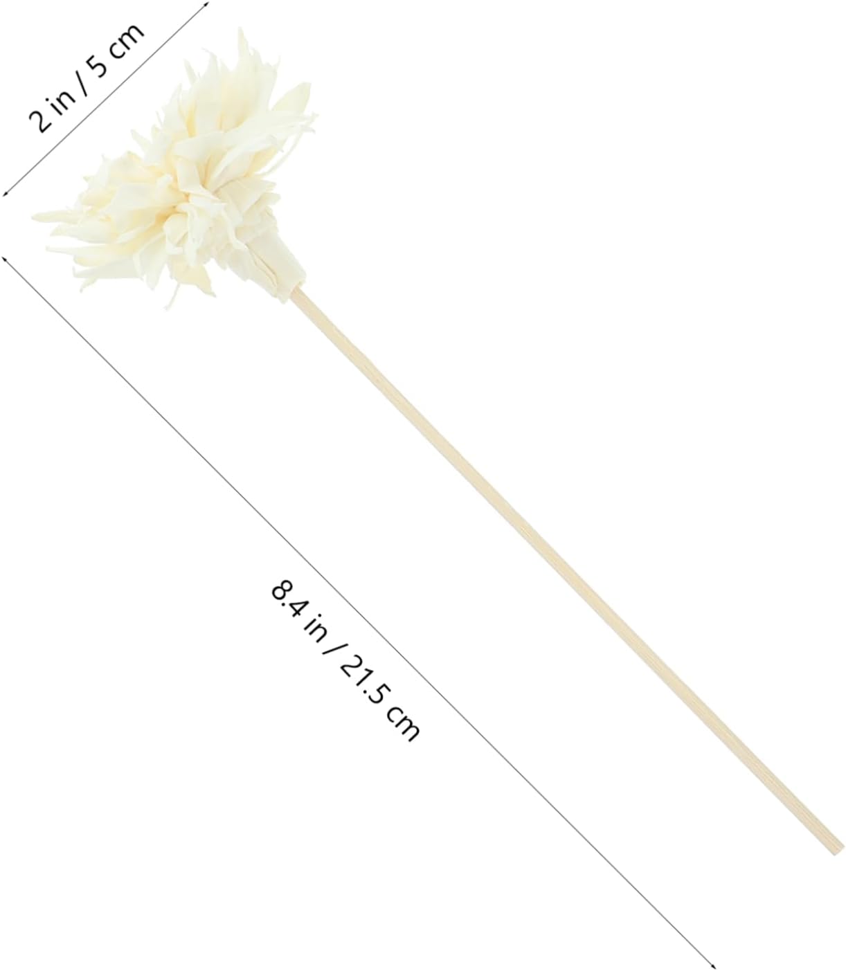Dried Flower Diffuser Sticks White Decorative Aromatherapy