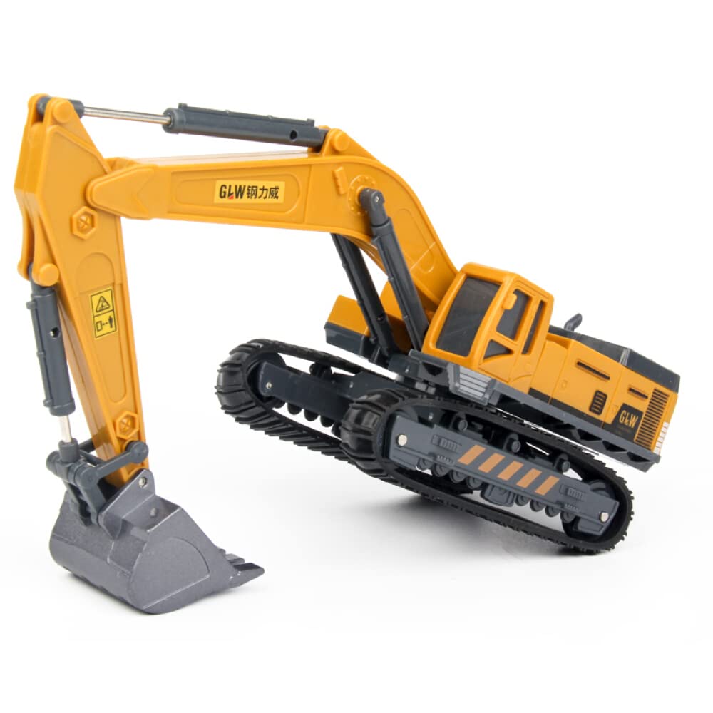 PLUSPOINT Excavator Construction Vehicle Friction Powered Excavator Truck for Kids Pretend Play Toy Trucks with moveable Parts Engineering Play Building Vehicles for Kids 3-14 Years. (B08HY26L4G) Amazon Price History, Amazon Price Tracker