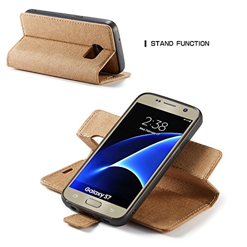 Capa Dfly-US para Galaxy S7, capa para Galaxy S7, capa de papel kraft premium à prova d'água DIY gr