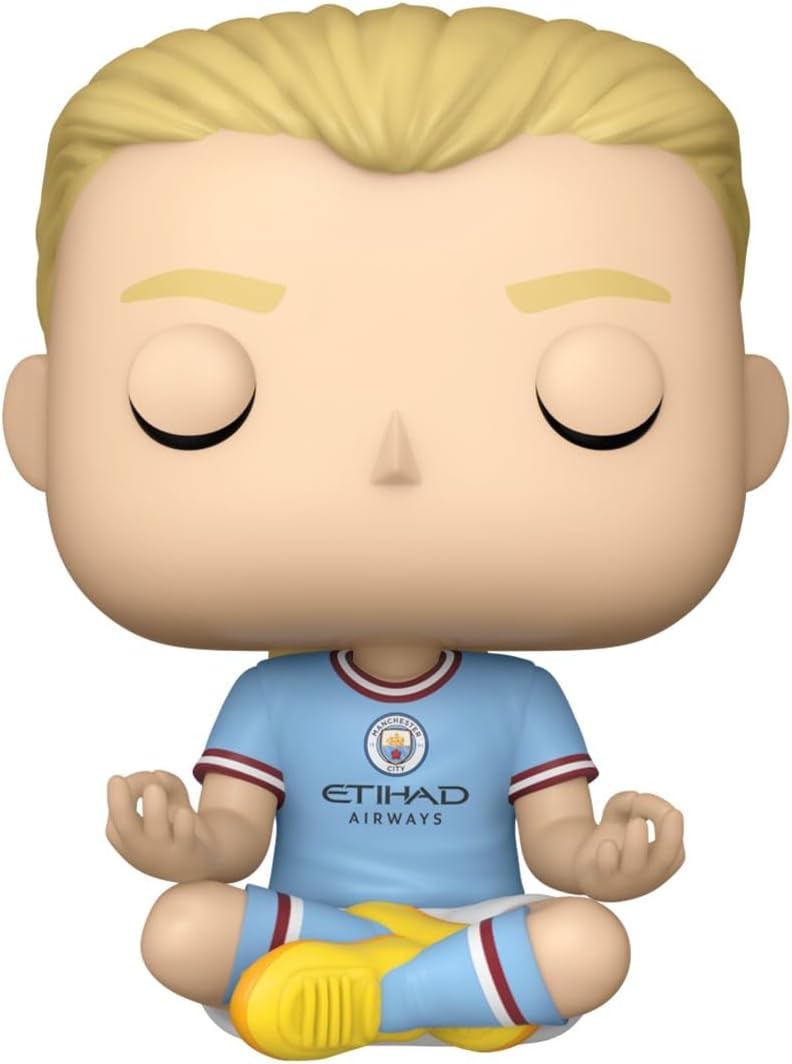 Funko Pop! Football: Manchester City - Erling Haaland - Manchester City FC 2025 - Collectable Vinyl Figure - Gift Idea - Official Merchandise - Toys for Kids & Adults - Sports Fans