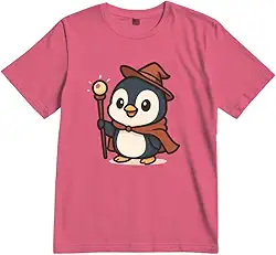 Camiseta Estampada Pinguim Mago Infantil – Estampa, Geek, Pinguim, Algodão