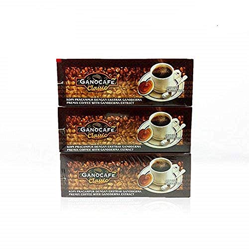 Gano Excel Medium Roast Ganocafe Classic Ganoderma Coffee 90 Sachets (Pack Of 3) #TOP4