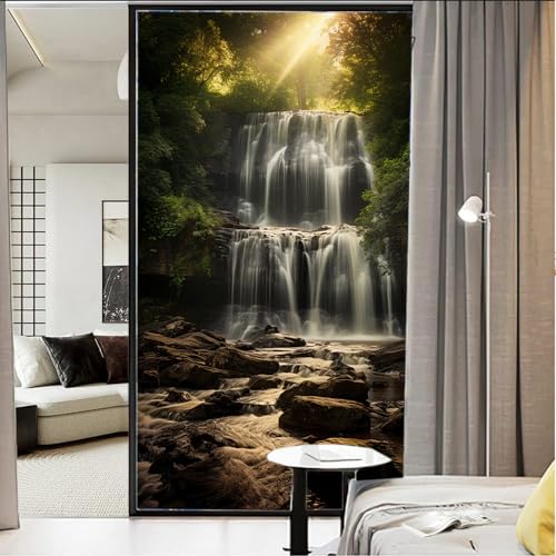 Vinilo decorativo para ventana naturaleza 17.7x23.6 pulg miniatura 1