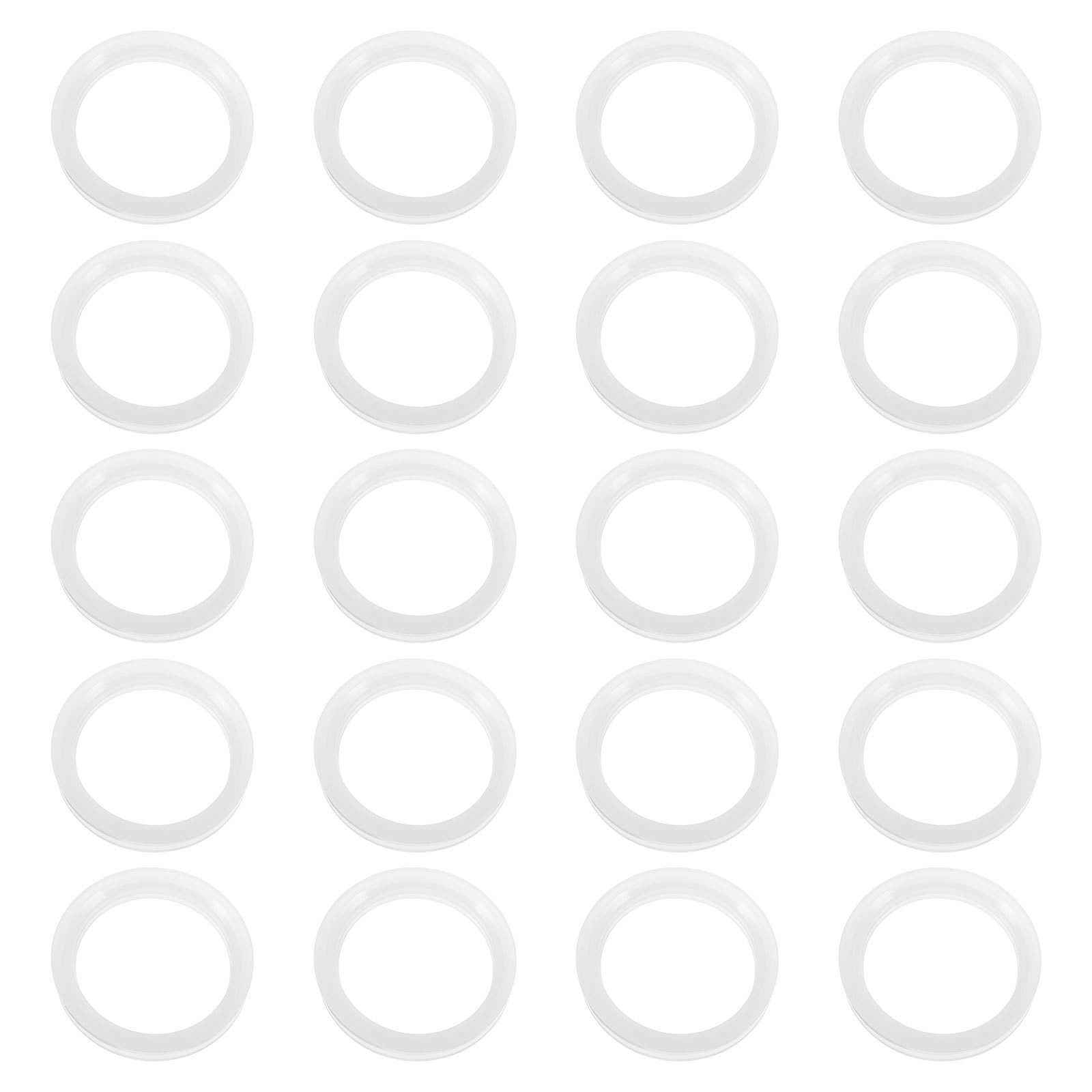 Juntas Tóricas de Silicona 58 Mm para Calentadores Solares de Agua, 72 Unidades Anillos de Sellado Resistentes para Tubos Colectores, Anillos de Repuesto para Evitar Filtraciones