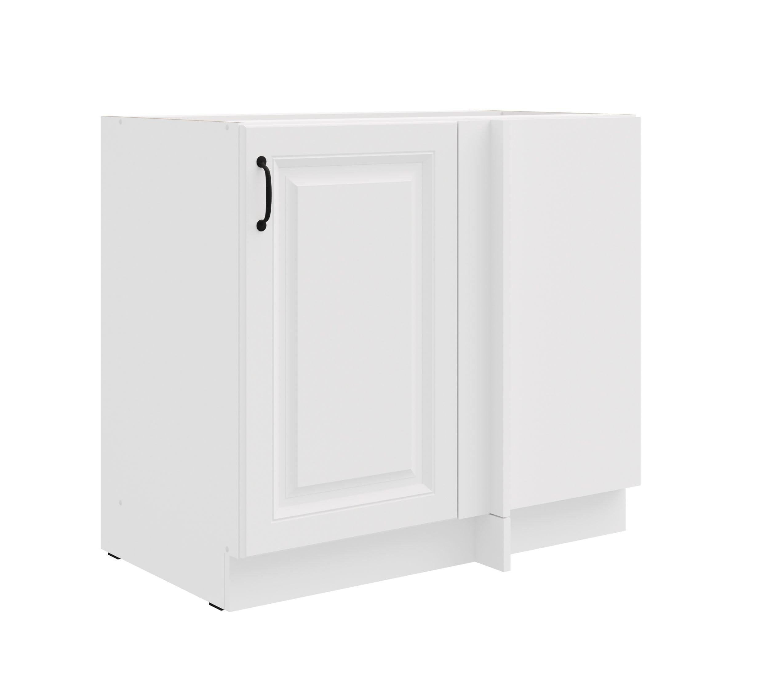 Kuechen-preisbombe Eckschrank 105cm Stilo Weiß Küchenzeile Küchenblock Küche Landhaus Einbauküche