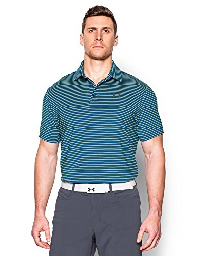 Under Armour Men's Playoff Polo, Ultra Blue /Stealth Gray, Large