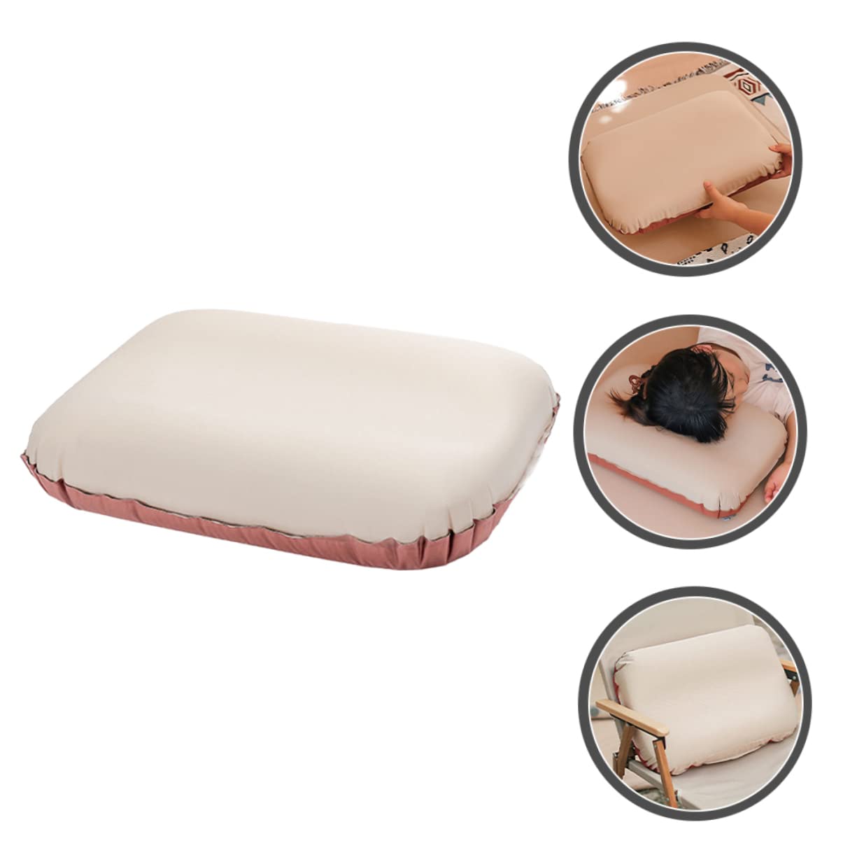 TOYANDONA Cuscino Gonfiabile Portatile Per Viaggio e Campeggio Cuscino Multifunzione Ergonomico Per Esterni Auto Ufficio e Casa e Confortevole