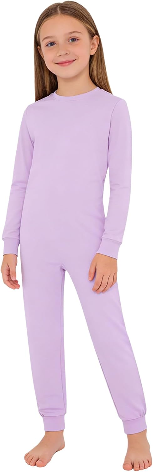 Linjinx Special Needs Adaptive Clothing for Children Long Sleeve Zip Back Jumpsuit Anti-Strip Romper Long Leg Bodysuit