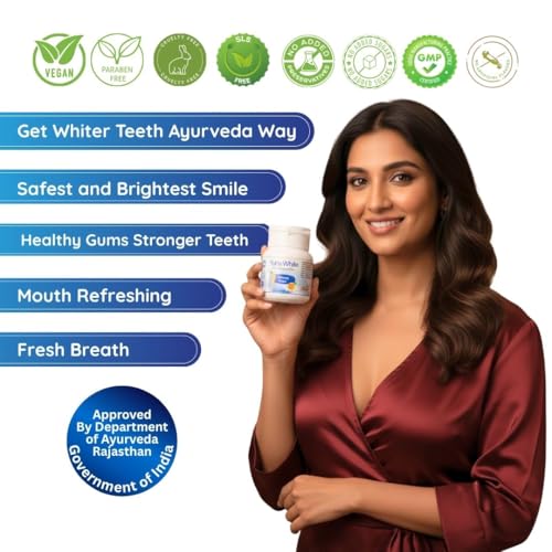 Image of Yunawhite Dantprabha Ayurvedic Medicinal Teeth Whitening Powder | Natural Teeth Whitening & Stain Remover | Herbal Dant Manjan for Plaque & Tartar Control | Fluoride & SLS-Free| Heals Sensitive |Fights Cavities & Bad Breath|Organic & Vegan (Pack of 4)