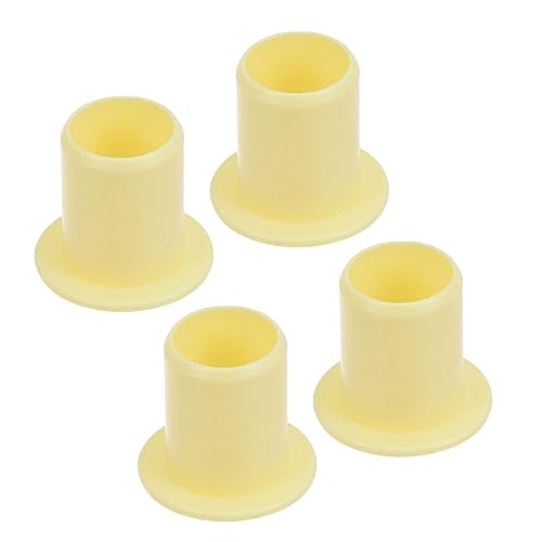 Miniatura 24 de Rodamiento de manga con brida de 4 piezas - [0.197 in x 0.276 in x 0.276 in] Buje sin aceite POM para uso en máquinas de equipos Negro