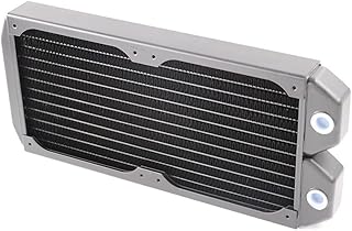 240mm Computer Radiator 12 Tubes Copper Water Cooling Cooler for CPU Heat Sink Liquid Heat Exchanger Dual G1/4 Thread