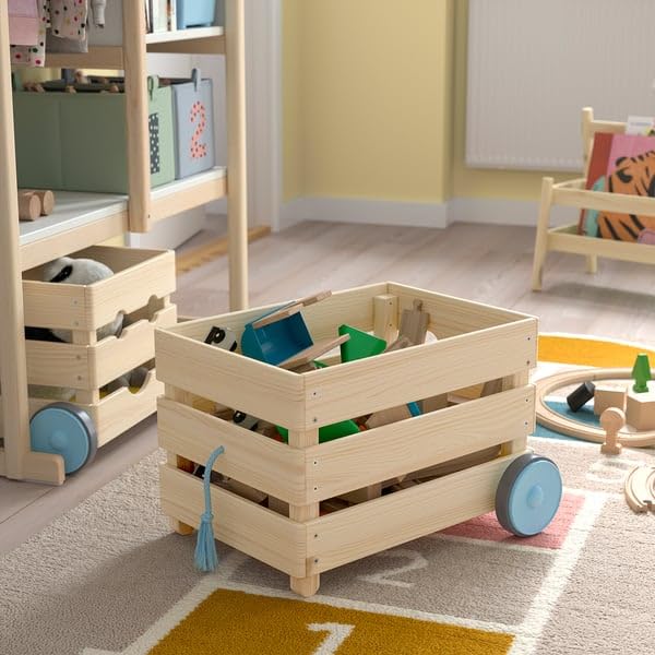 ProTuning FLISAT Contenitore per giocattoli con ruote, 38x43x29 cm