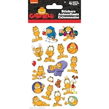 Garfield Flat Out Garfield Standard Stickers - 4 Sheet