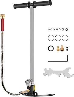 BestEquip Airgun PCP Pump 4500PSI High Pressure Hand Pump 3 Stage Pump Chamber PCP Air Pump