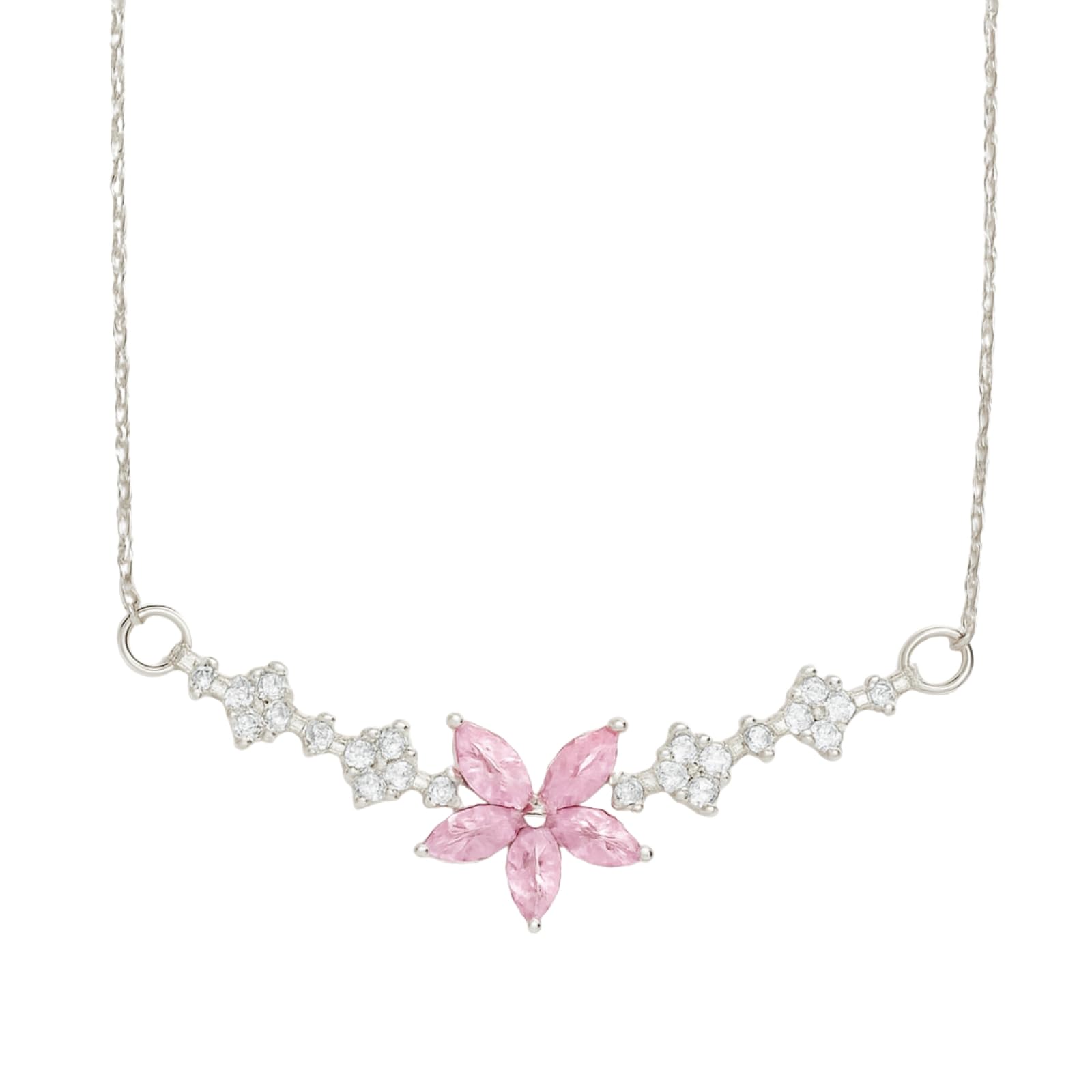 925 Hallmark Silver Elysian Bloom pendant | Pendant Necklace for Women | Gifting Jewelry for Girls & Ladies