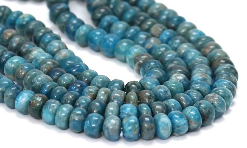 Perles rondes lisses apatite fluo naturelle 7mm 10mm fabrication bijoux