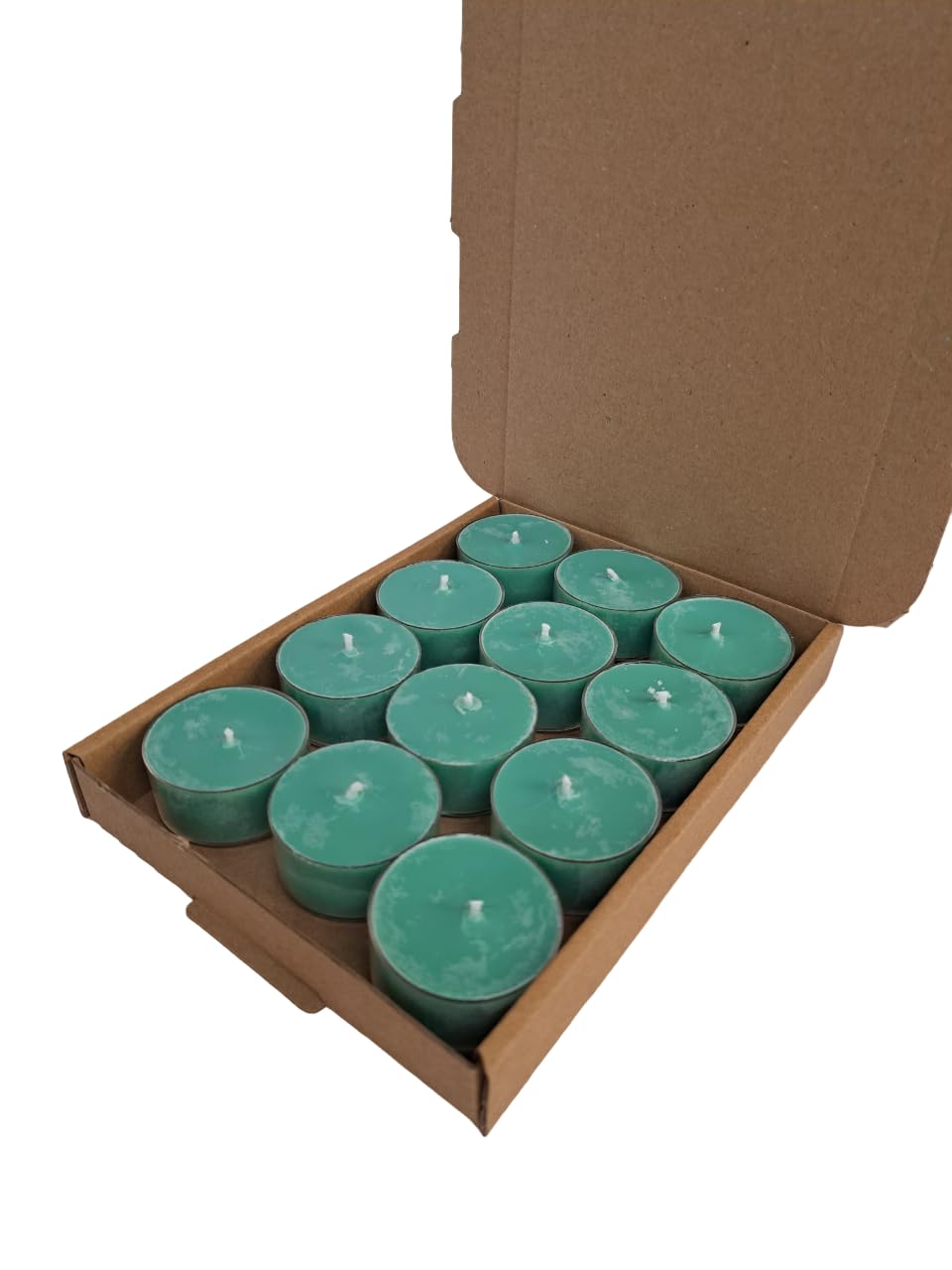 Scented Tea Light Candles 12 Per Box Made With Soy Wax (Watermelon) โ image 1