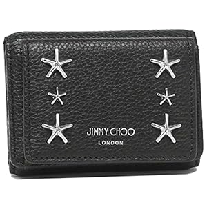 ［ジミーチュウ］三つ折り財布 ネモ ミニ財布 ブラック レディース JIMMY CHOO NEMOUUF 14503798 ［並行輸入品］" 