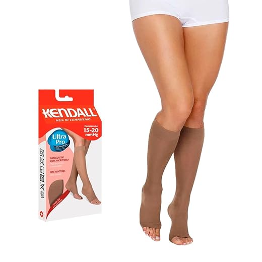 Meia Compressão 3/4 sem Ponteira, Kendall, Feminino