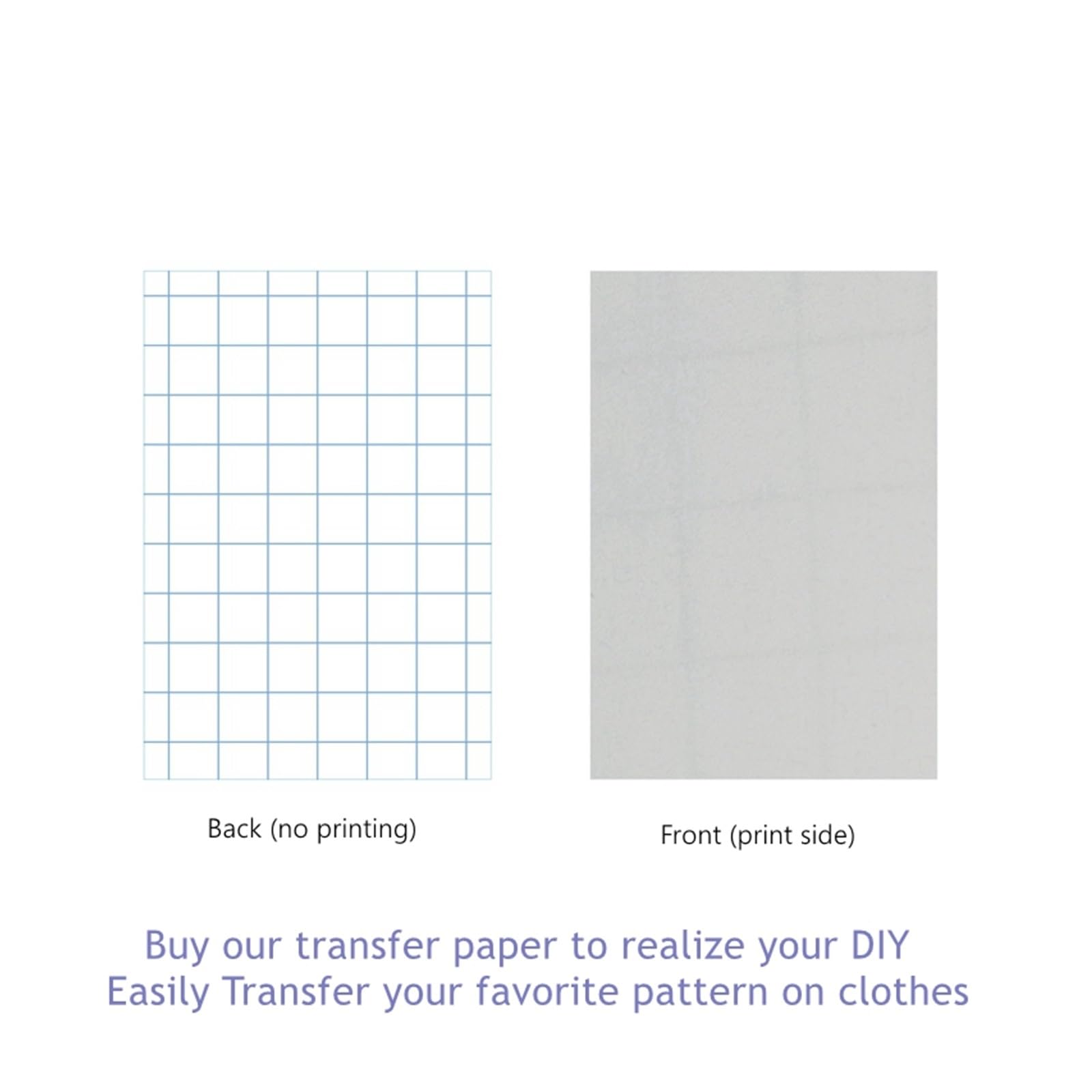 DAVBIR Camiseta de Tela de algodón con Cuello Redondo, Papel de Transferencia de Calor, Transferencia por sublimación de Alta Temperatura, Papel de Color Claro Oscuro A4 Perfection (Color : 100Sheets