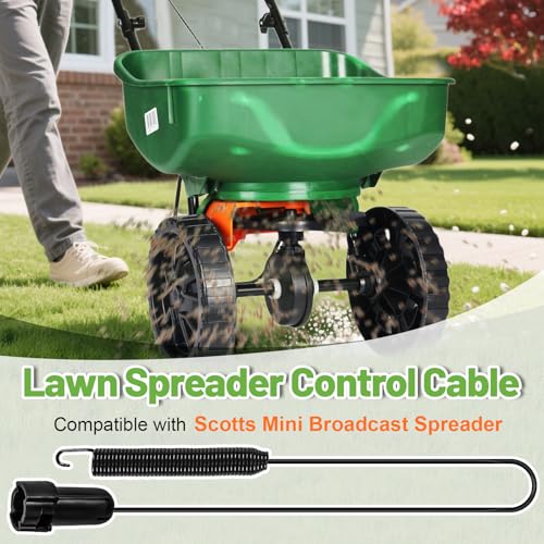 Câble de commande d'épandeur de pelouse compatible Scotts Mini Broadcast Spreader