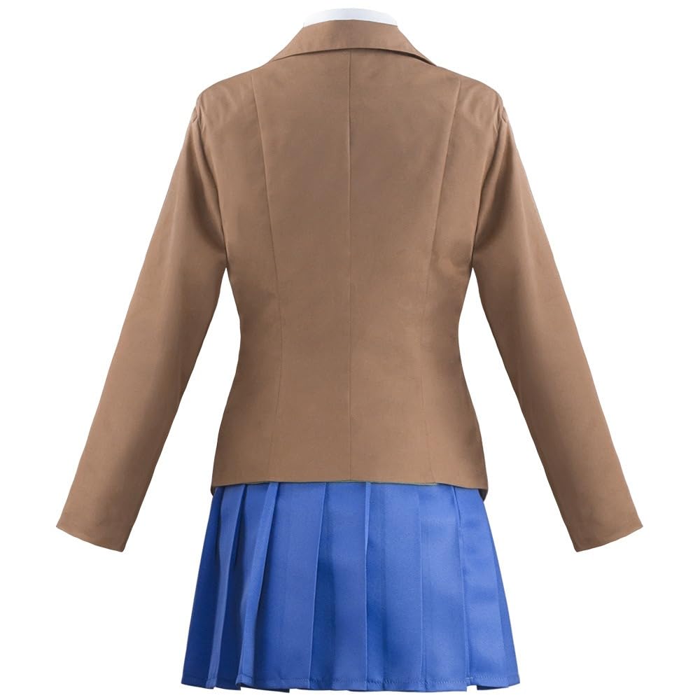 Monika Sayori Yuri Natsuki Uniform Schuhe Cosplay Kostüm Damen Matrosenanzug Outfit Komplettes Set