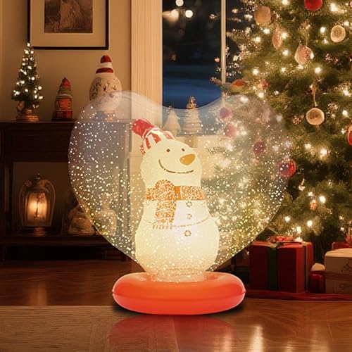 Bolas de Navidad inflables con luces para decorar tu jardín y terraza este invierno 3