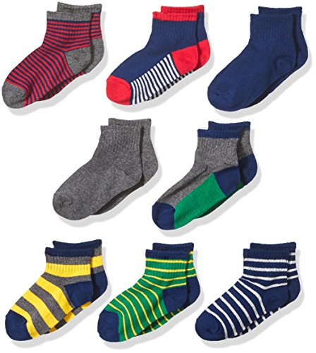 Stride Rite Boys' 8-Pack Socks