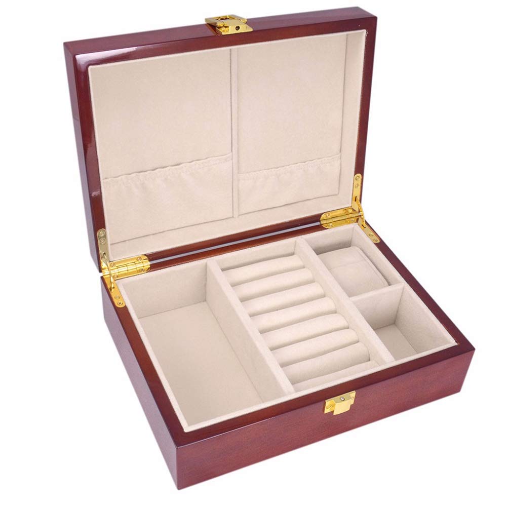 Boîte de Rangement pour Boutons de Manchette en Bois, collectionneurs, Voyageurs, boîte de Rangement pour Boutons de Manchette, Cravate, étui à Bijoux