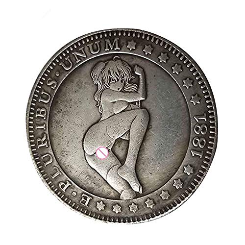 GooKit Morgan US Coins Dollars Old Coin Collecting Hobo Nickel Coin Handmade Original Crafts Hobby Collection